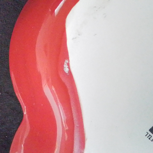 Plentiful Pantry RED APPLE Shape 2006 Stoneware  Baking Serving Dish - Picture 3 of 8